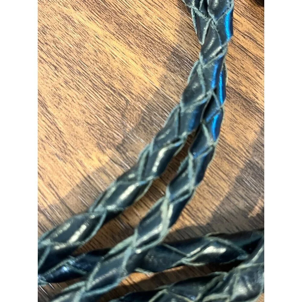 Western Hammered Metal Loop Belt 53